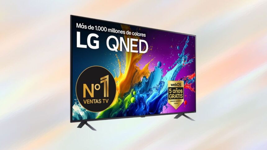 Smart TV LG 86QNED85T6C: experiencia inmersiva en pantalla de 86"