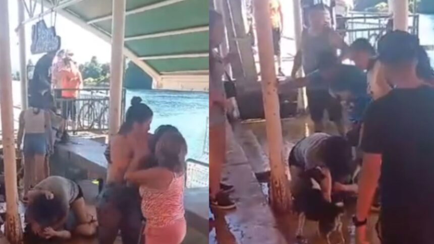 Violenta riña en la feria fluvial de Valdivia: comerciantes ilegales responsables