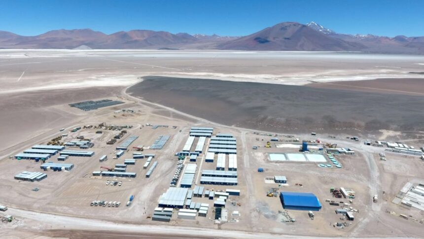 Producción de litio en proyecto Mariana marca hito en el norte argentino