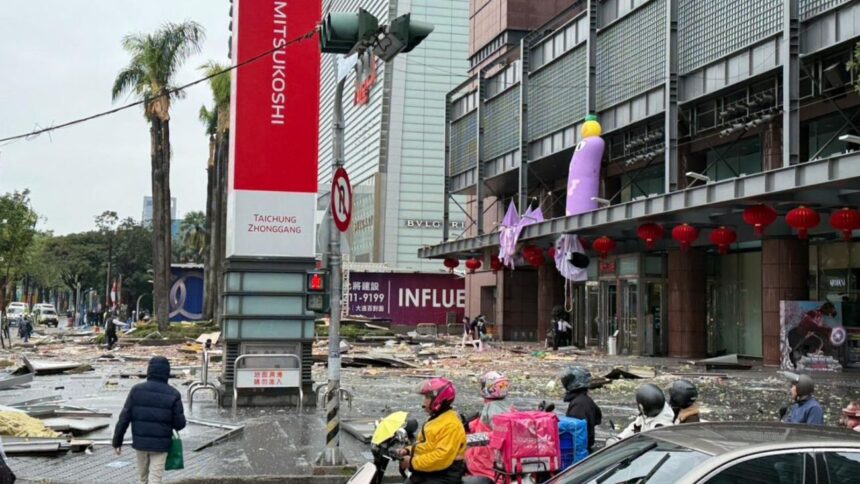 Explosión fatal en centro comercial de Taichung: cuatro muertos confirmados