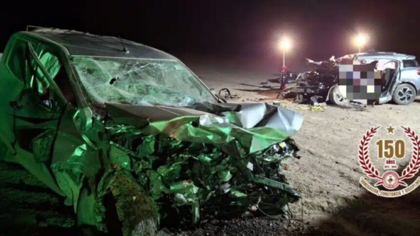 Colisión frontal en Antofagasta: dos muertas y dos heridos graves