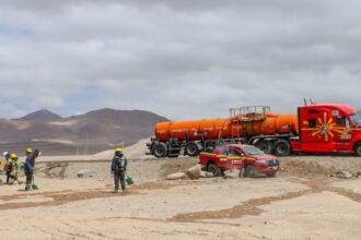 Simulacro en Codelco prueba respuesta ante emergencia con derrame de ácido sulfúrico