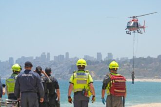 Tragedia en playa no apta: Adolescente argentina fallece en Viña del Mar