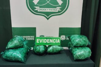 Decomisan 3 kilos de coca en bus de Santiago a Puerto Montt
