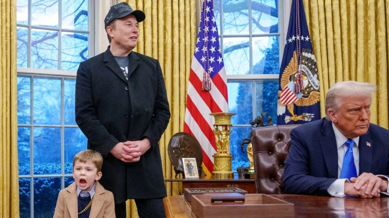 El inesperado protagonista en reunión de Elon Musk y Donald Trump El inesperado protagonista en reunión de Elon Musk y Donald Trump