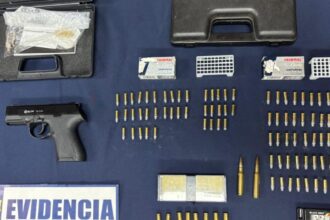 Detenido en La Unión por ley de armas: pistola y munición incautadas