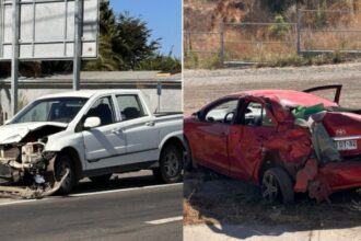 Accidente en la variante El Carmen deja cinco personas lesionadas