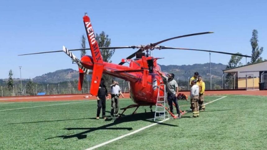 Ataque terrorista a helicóptero combatiendo incendio en Collipulli: Gobierno se querella