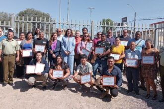 Minera Candelaria certifica a 54 vecinos en curso de Guardias de Seguridad OS10
