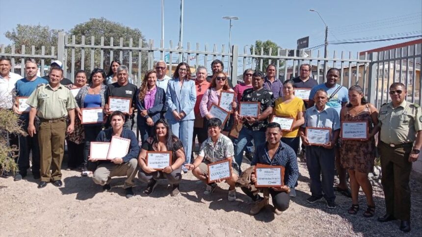 Minera Candelaria certifica a 54 vecinos en curso de Guardias de Seguridad OS10