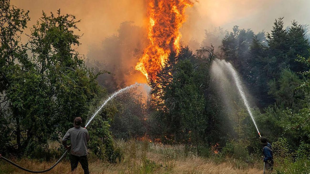 Incendios forestales en la Patagonia: alerta por posible evacuación
