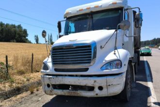 Recuperan camión robado con semiremolque en Los Ángeles, Bío Bío