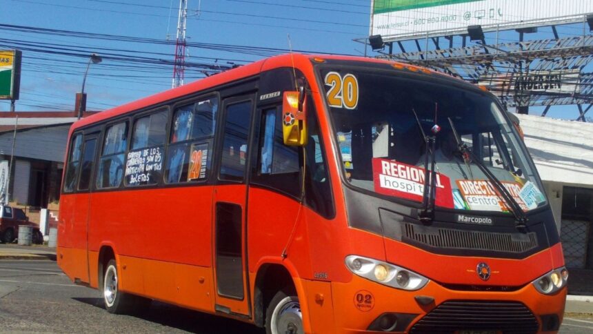 Aumento de pasajes en microbuses de Valdivia desata controversia entre usuarios
