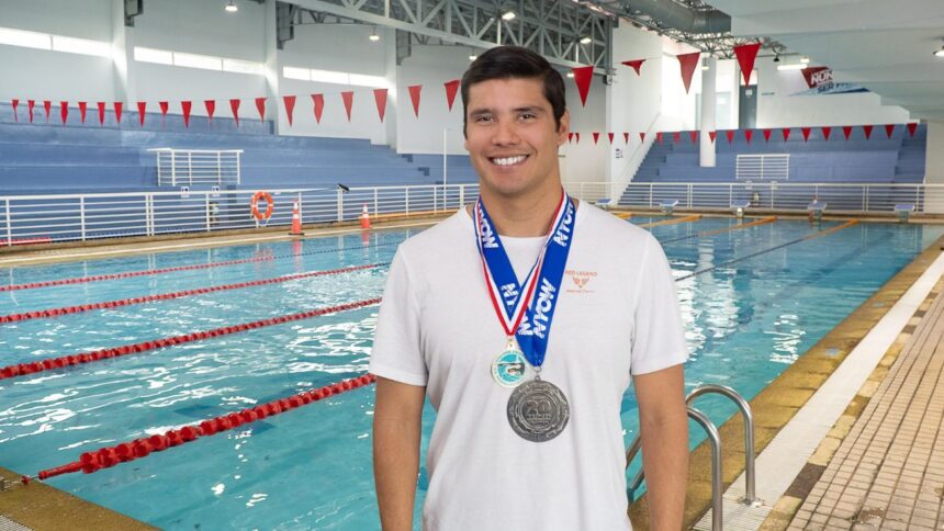 Sebastián González busca completar la Triple Corona de Aguas Abiertas con respaldo de Antofagasta Minerals