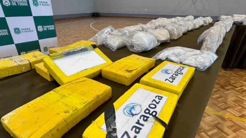 Descubren laboratorio de cocaína en tienda de música en Concepción