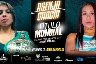 Valdivia lista para el evento de boxeo mundial: defensa de título en juego