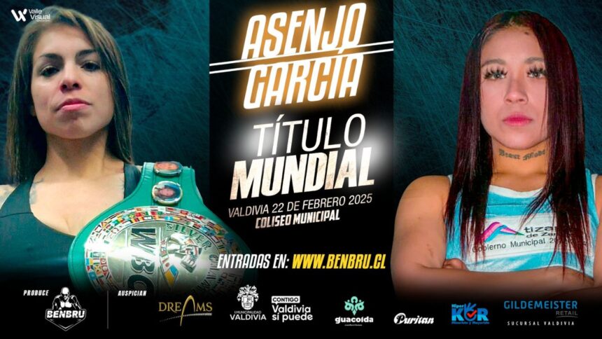Valdivia lista para el evento de boxeo mundial: defensa de título en juego