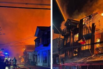 Incendio en Ancud deja 60 locales afectados y 300 damnificados