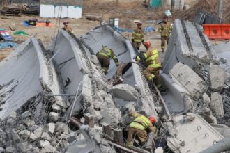 Tragedia en Corea del Sur: Colapso fatal en puente en construcción