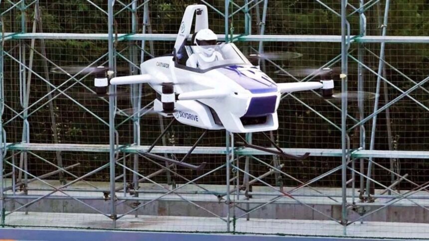El primer coche volador comercial de Japón despega con éxito