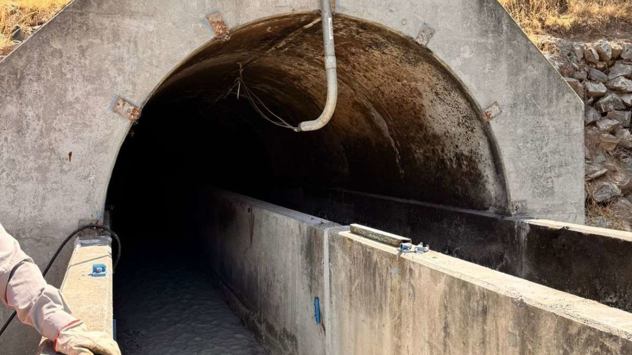 Inspección de 40 kilómetros de canal de relaves en Codelco División El Teniente Inspección de 40 kilómetros de canal de relaves en Codelco División El Teniente