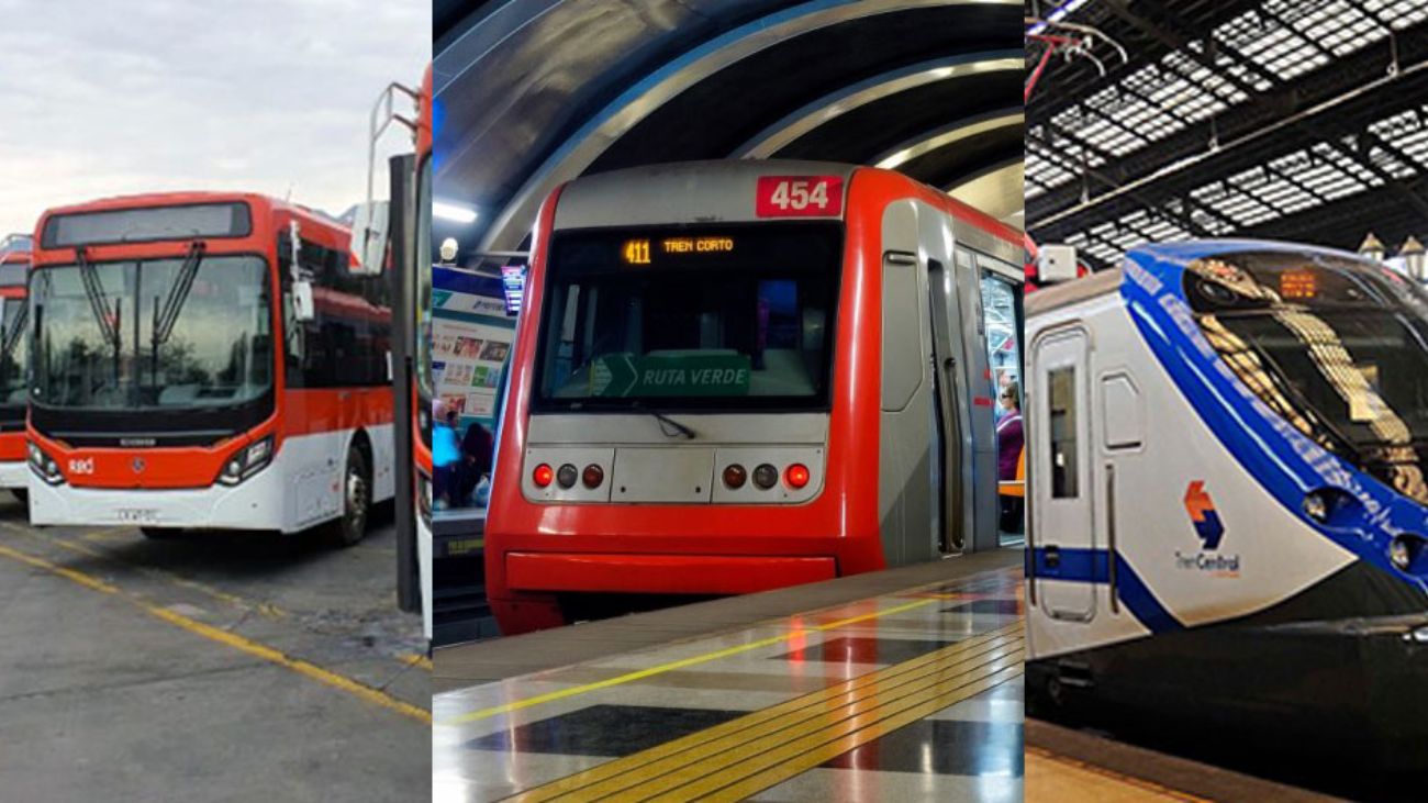 Transporte público optimizado para el Súper Lunes 2025 en Chile Transporte público optimizado para el Súper Lunes 2025 en Chile