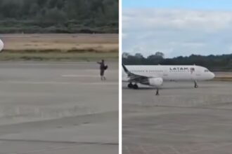 Hombre detenido por intentar impedir despegue de avión en Puerto Montt