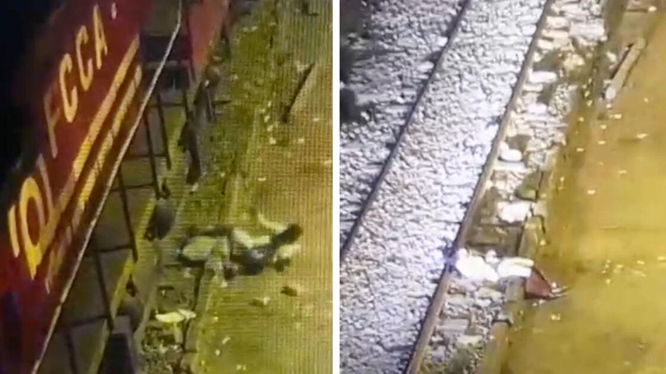 Hombre milagrosamente salva su vida al ser arrollado por tren Hombre milagrosamente salva su vida al ser arrollado por tren