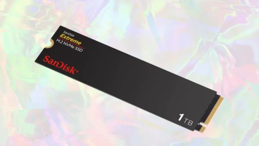 Un SSD 2 TB SanDisk Extreme con velocidades de 5.000 MB/s a precio mínimo