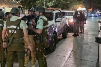 Conductor baleado tras atropellar a carabinero en comuna de Estación Central