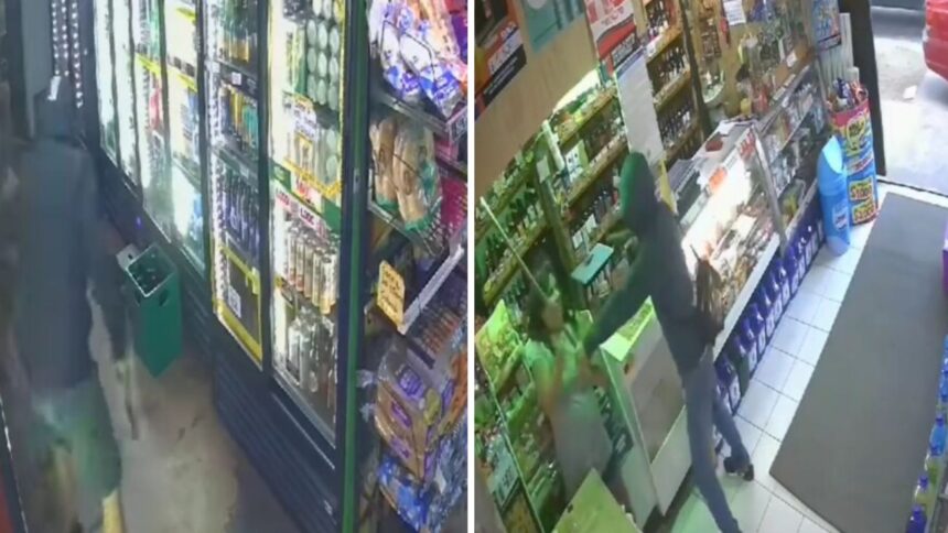 Valiente locataria defiende almacén durante violento asalto en Los Ángeles