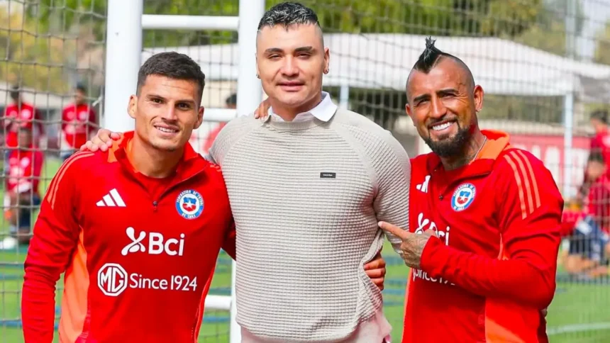 Emotiva visita de Cristóbal Campos Véliz a la Selección Chilena