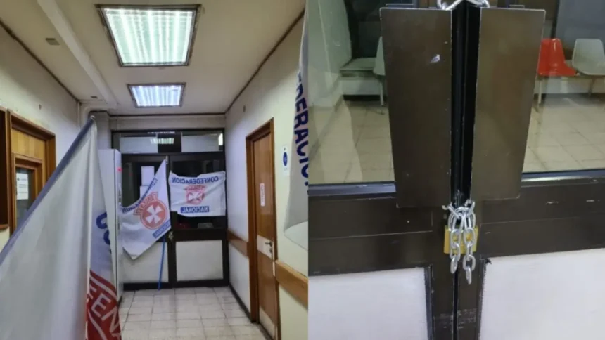 Protesta en Hospital Base Valdivia por problemas internos y colapso en urgencias