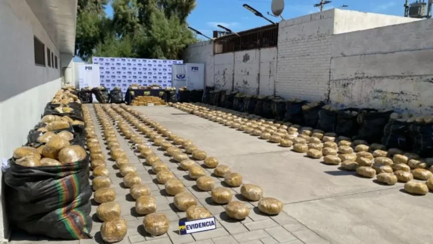 Gran decomiso de drogas en región norte de Chile: más de 3 toneladas incautadas