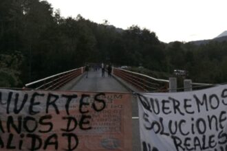 Protesta en ruta de Los Ríos por seguridad vial urgente