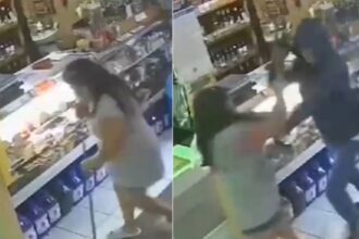 Mujer valiente frustra robo con una escoba en minimarket