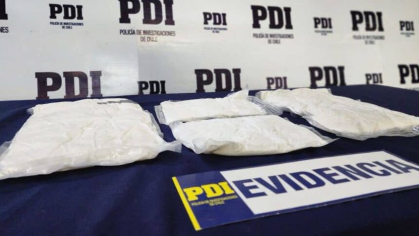 Detenido con ketamina en frontera chilena: 3,78 kilos incautados