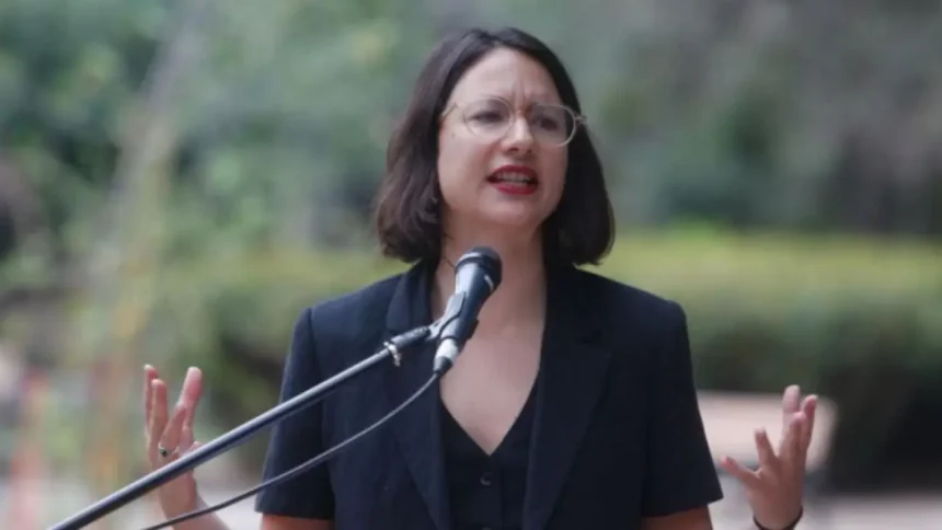 Exalcaldesa de Santiago denuncia operación política detrás de filtración de chats privados