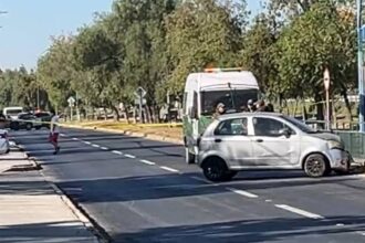 Mujer detenida e herida tras atropellar a carabinero en San Bernardo