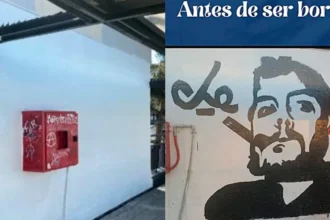 Polémica por borrado de murales en liceos de Santiago