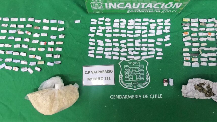 Allanamientos simultáneos en penales de Valparaíso: objetos incautados y seguridad garantizada