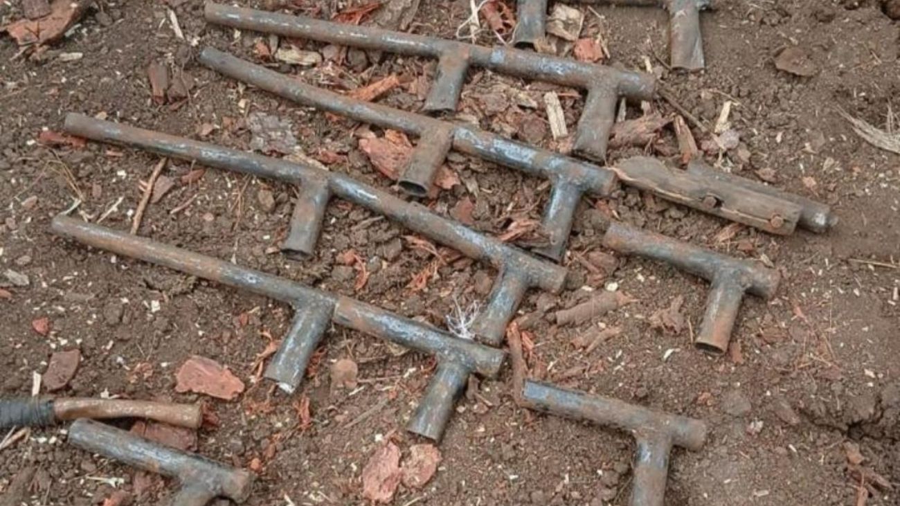 Hallan ocho armas hechizas en predio Santa Herminia de San Juan
