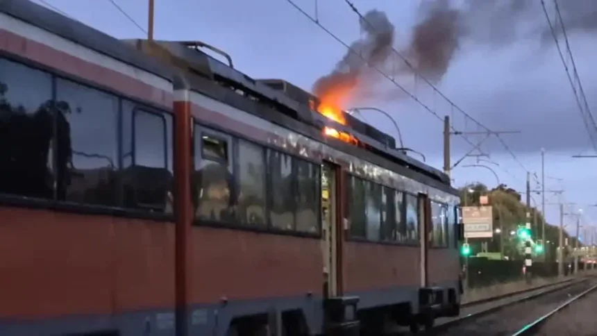 Incendio en vagón de Biotren en San Pedro causa evacuación y suspensión