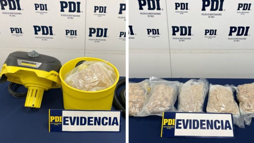 Incautan droga en aspiradora: detienen a destinatario en aeropuerto