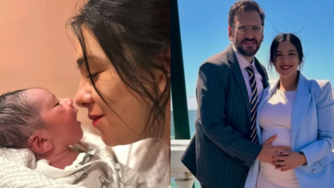 Karol Cariola da a luz a Borjita, su primer hijo