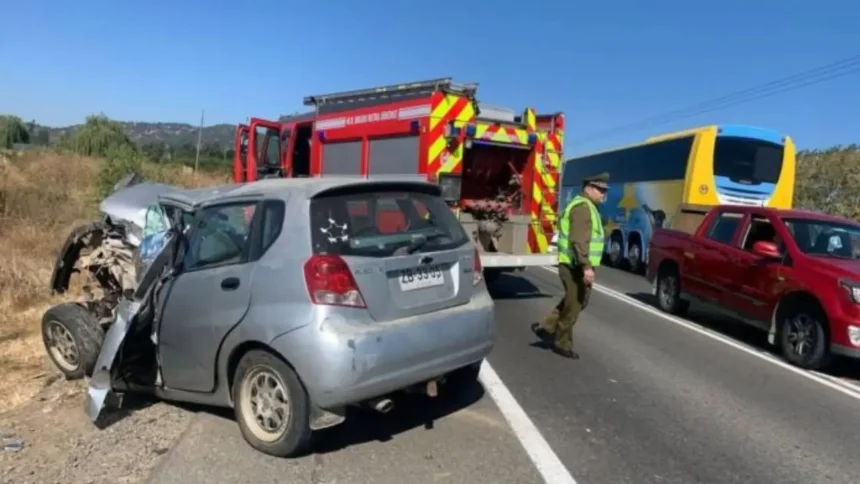 Fatal accidente en Ruta Los Conquistadores deja una persona fallecida