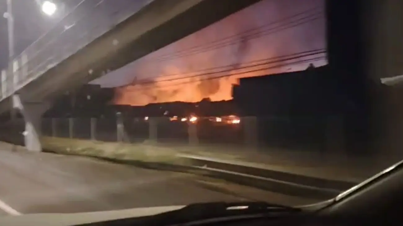 Reactivación de incendio en planta frutícola de Paine preocupa a autoridades