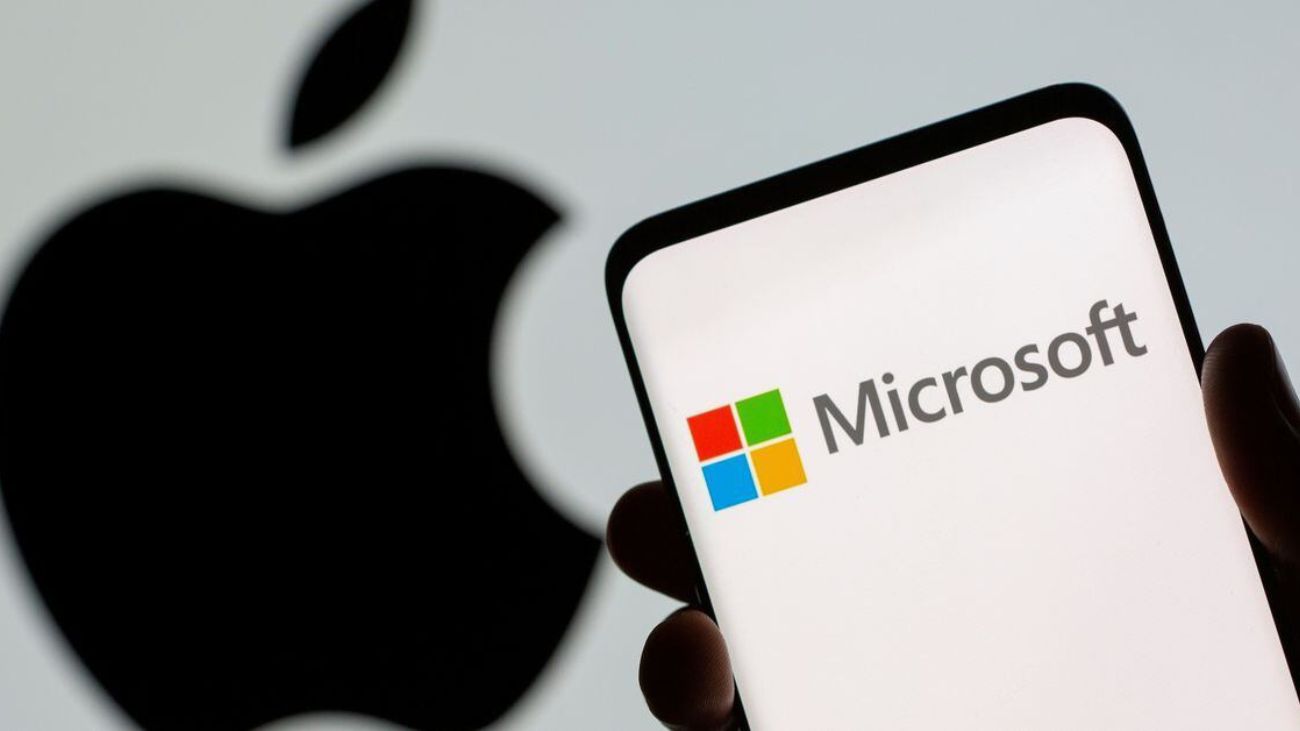 Microsoft supera a Apple como empresa más valiosa tras caída de acciones
