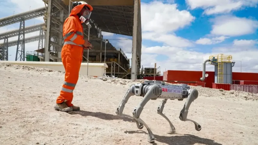Innovación en seguridad laboral: Codelco implementa primer robot cuadrúpedo para reducir exposición a sílice