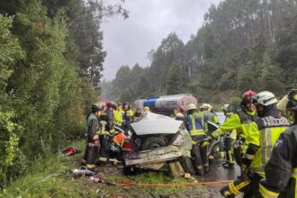 Accidente fatal en la Autopista Central: Motociclista fallece en colisión